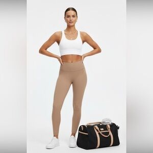 TNA Highrise Beige Soft Leggings Medium